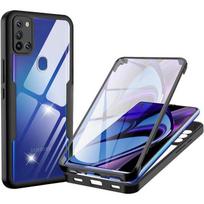 Case - BOOLING - for Samsung A21S - Rigid - Black - 360° Protection Anti-Scratch juoda