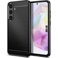 Case - BOOLING - for Samsung Galaxy A35 5G - Silicone - Shockproof - Black juoda