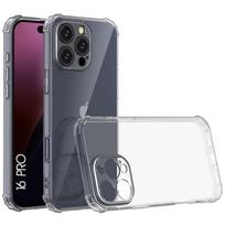 Protective Case - BOOLING - for iPhone 16 Pro - Silicone - Transparent - Shockproof - Slim skaidri
