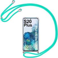 Coque de Protection - PROSHOP - pour Samsung Galaxy S20 Plus - Souple - Transparent-Vert - Microdot žalia