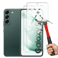 PROSHOP Tempered Glasses for Samsung S22 Plus - 3D Curved Shockproof Protection - 2 units skaidri