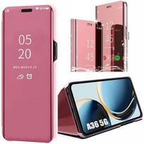 Protective case - BOOLING - for Samsung Galaxy A36 5G - Shockproof - Mirror Effect - Pink rožinė