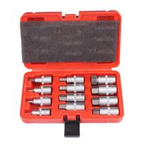 12pcs 1/2  Professional Drive Impact Hex Bit Socket Set H5 H6 H7 H8 H10 H12 H14 H16 H17 H18 H19 H22