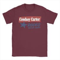 Beyonce Cowboy Carter Rodeo T Shirt Men's  Cotton Fashion for Male T-Shirts O Neck  Tee Shirt Short Sleeve Clothes Summer S bordinė