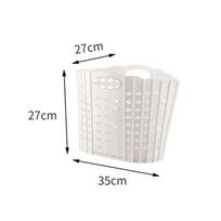 Foldable Laundry Basket Save Space Washing Machine Hanging Dirty Clothes Storage Basket Mildew Proof Large Storage Basket Safe