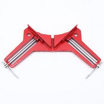 Handmade 90° Aluminum Alloy Right Angle Clamp for Glass Fish Tanks, Photo Frames, and Woodworking