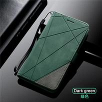 Dėl Coque iPhone 15 Pro Max dėklo, atverčiamo piniginės tipo odinio dėklo, skirtas Funda Apple 15 14 Plus iPhone15 14 13 12 11 Pro Max telefono dėklo for iPhone 15 žalia