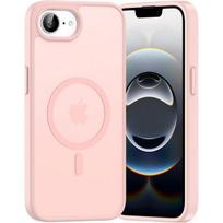Case for iPhone 16th - BOOLING - Rigid Shockproof - Anti-Scratch - Pink - With Magnetic Ring rožinė