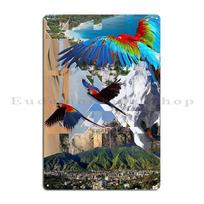 Retro Venesuelos kelionių plakatas Metalinė plokštelė Plakatas Tapyba Žemėlapis Sienų dekoras Kinematografas Venesuela Angel Falls Turizmas Skardinis ženklas Plakatas 20x30cm