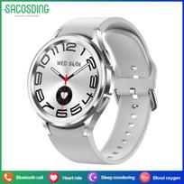SACOSDING New Watch6 Classic 1.46 Display Fitness tracker Smart Watch Men Bluetooth Call Sports Mode Health Monitoring Waterproof Watches black