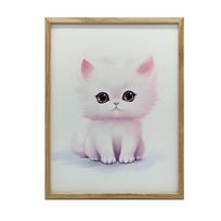 Katės Draugas Katės Draugas, 30X40 Cm, Medinis Rėmas Tamsiai Rudas, Matinis Popierius 230 Gsm 36