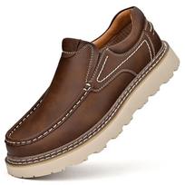 Genuine Leather Loafers Mens Slip on Casual Shoes 2024 New Arrival Male Comfortable Groom Shoe High Quality Men Business Shoes 38 ruda