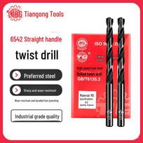 Tiangong High-Speed Steel Twist Drill Set for Stainless & Alloy Steel, Straight Shank, High Hardness 3.4mm [1pc]
