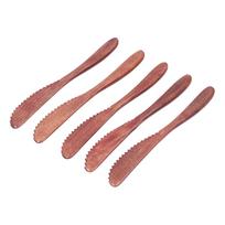 Wooden Dinner Knife Polished Cake Knife Reusable Dinnerware EcoFriendly Kitchen Gadgets for Home