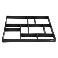 Garden DIY Plastic Path Maker Mold Road Paving Cement Mould Brick Stone White