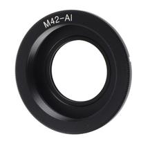 M42‑AI Lens Adapter for M42 Screw Lens to for AI Mount Camera Body Alloy Optical Glass