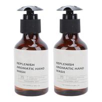 2 vnt. Skysto rankų muilo 100 ml Maitinantis Švelnus Lengvai tepamas Gaivinantis aromatas Rankų ploviklis namams black