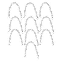 10pcs Pearl Bag Chain Polishing Process Beautiful Pearl Purse Strap Decorative Pearl Strap for