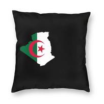 Algeria Map Flag Face Square Pillow Case Polyester Decorative Pillow Casual Cushion Covers 30x30cm balta