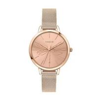 Oui & Me Grande Amourette Rose Gold Tone Stainless Steel Quartz ME010035 Women's Watch beige