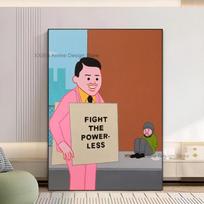 1pc Modern Joan Cornella Humor Quotes Poster Sticker Bedroom Study Wall Art Hanging Painting Decor High Quality Printed Matter 21cm×30cm NoFrame