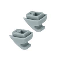 2Pcs Sun Visor Clips Gray For Tahoe Silverado Sierra 1500 Yukon 15882854