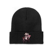 Loona Helluva Boss Octavia Comedy Megzta kepurė moterims Unisex Beanies rudens žieminė kepurė Essential nerti kepurė One Size