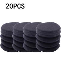 20Pcs Car Round Waxing Polish Wax Foam Sponge Applicator Pads 10CM Black Cleaning Sponge Clean Washer Washing Tool Car Cleaning