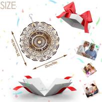 Golden Mandala Metal Wind Spinner Chime Outdoor Garden Decor Rotating Windmill Art No Power Needed Easy Installation