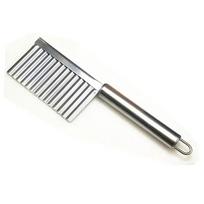 Kitchen Household Stainless Steel Wave Knife Potato Cutting Corrugated Fries Chips Cutter Slicer Cooking Tools Accessories Stainless Steel