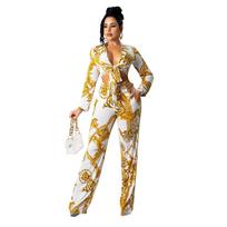 Autumn Sporty Casual Milk Silk Two-Piece Set - European and American Fashion M balta
