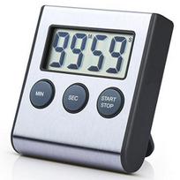 Nerūdijančio plieno elektroninis virtuvės laikmatis ir priminimas 65*70*14MM gray