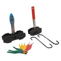 Brake Caliper Press Tool Set Brake Pad Thickness Gauge Caliper Hanger Hook for Single Twin Quad