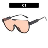 Women's sunglasses, large-frame one-piece sunglasses, men's and women's fashion sunglasses.