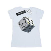 Disney Womens/Ladies Mickey Mouse Cube Cotton T-Shirt XL balta