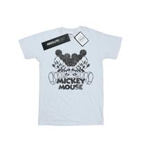 Disney Womens/Ladies Mickey Mouse Mirrored Cotton Boyfriend T-Shirt XXL