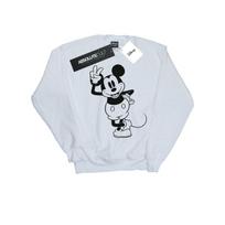 Disney Mens Mickey Mouse Peace Hand Sweatshirt S balta