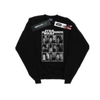 Star Wars Mens Class Of Action Figures Sweatshirt S juoda