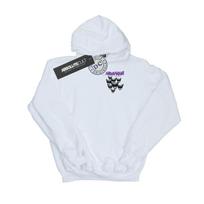 DC Comics Mens Batman Joker Smile Breast Print Hoodie L balta