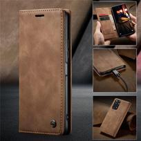 Matinis odinis dėklas Xiaomi Mi 9T 10T 11T 12T Pro Lite 5G Redmi Note 8 9s 10 11 11S 12 Pro piniginės atlenkiamas dėklas Poco X5 F3 M3 Pro Xiaomi Poco M3 Pro ruda