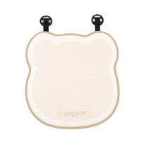 Tulip Little Bear Universal Car Seat Cushion - Cartoon, Cute, Non-Slip & Comfortable for All Seasons. white