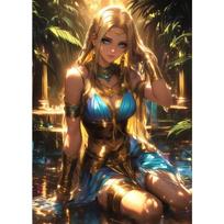 Agilus Mados Anime Mergina Egipto Stiliaus Seksuali Deivė Plakatas Spausdinys Aliejinis Paveikslas Muralis Svetainė Namų Dekoravimas Egipto Personažai 21cm×30cm NoFrame brown