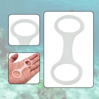 Scuba Dive Snorkel Clip Strap Tube Holder Gear,Loop Style,Spare Part,Snorkel Keeper Lock Snorkeling balta