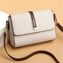 Pavasario nauja mada Crossbody krepšys Minkštas PU odinis žinučių krepšys Universalus Sling pečių moteriškas krepšys Mažos rankinės 22x9.5x16cm chaki