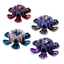 Fidget Spinner Žaislas Stresui Nerimui Malšinti Paaugliams Suaugusiems Išplečiamas Šarvas Pirštų Galų Giroskopas Nešiojamas Kelioninis Sensorinis Sukamas Žaislas gray