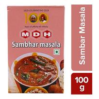 MDH Sambar Masala Powder 100 g Pack Of 1 Aromatic Spice Blend For Flavorful Cooking And Traditional South Indian Recipes white