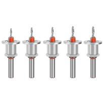 5Pcs Adjustable Depth Countersink Drill Bit Limit Taper Hole for Woodworking Compatibles with Electric and Hand Drills
