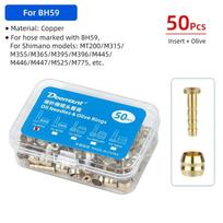 50 Pcs Bicycle Brake Olives/Inserts for SHIMANO BH90 BH59 SRAM Magura Tektro Cycle Hydraulic Brake Connector Replacement Parts For BH59 50pc
