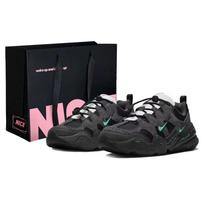 Nike Tech Hera Cushioning Abrasion Resistant Height Increasing Low top Casual Shoes Unisex FJ9532-101(Team1367-SBOX) 39 black