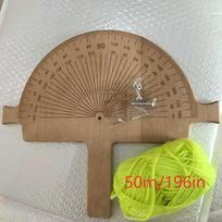 Precision Angle Finder -Handcrafted Birch Wood Degree Tool, Custom Angle Finder Tool, Personalized Engraved Birch Protractor